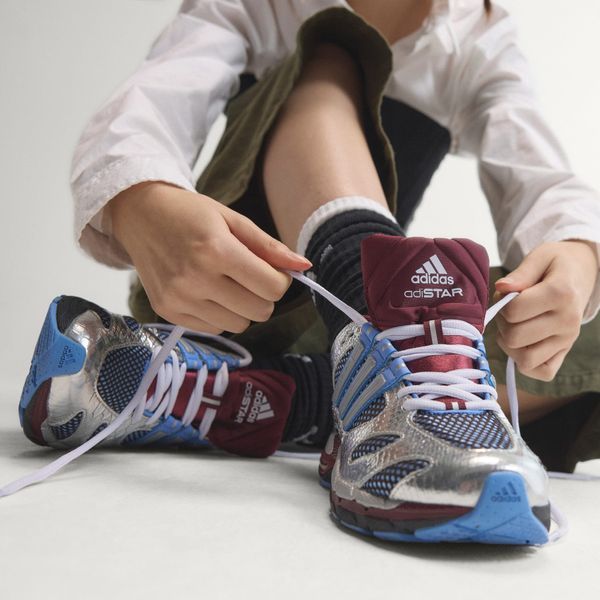 Оригінальні кросівки adidas Adistar Moulded "Aurora Coffee / Silver Metallic / Blue Fusion" (KJ4896) KJ4896 фото