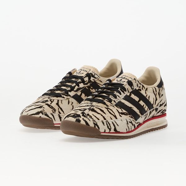 Оригінальні кросівки adidas SL-72 OG Zebra Print "Off White/ Core Black/ Better Scarle" (KH8811) KH8811 фото
