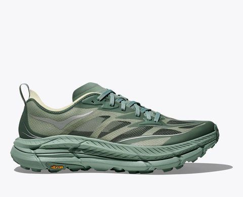 Оригинальные кроссовки Hoka Mafate Speed 4 Lite "Rosemary / Pale melon"(1168450-R) 1168450-R фото