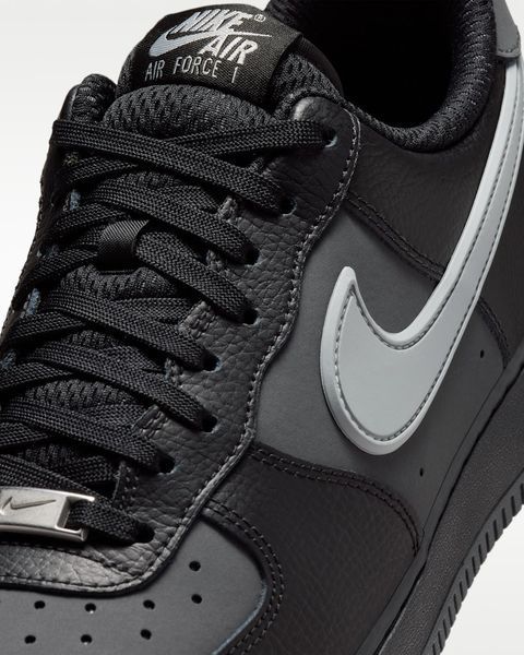 Оригинальные кроссовки Nike Air Force 1 '07 LV8 "Black / Iron Grey / Light Smoke Grey" (IR1475-010) IR1475-010 фото