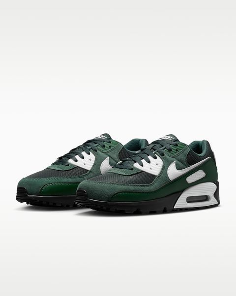 Оригинальные мужские кроссовки Nike Air Max 90 "Black Spruce/Vintage Green/Fir/Summit White" (IX4089-317) IX4089-317 фото