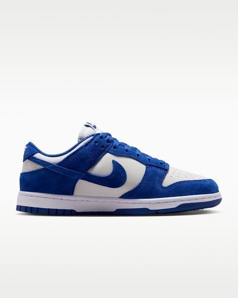Оригинальные кроссовки Nike Dunk Low Suede "Old Royal/Photon Dust/White" (IO4244-400) IO4244-400 фото
