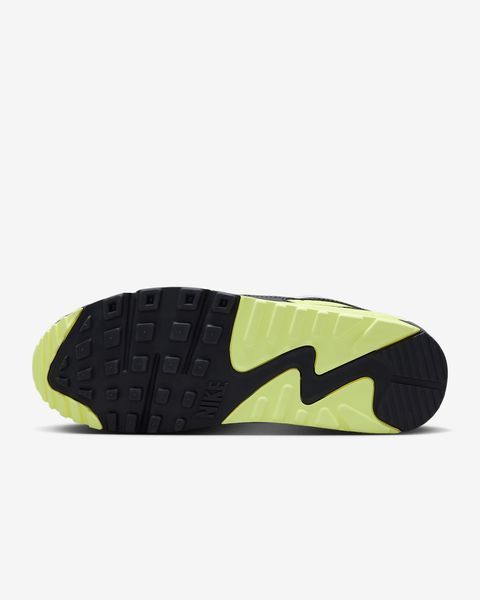 Оригинальные мужские кроссовки Nike Air Max 90 "Smoke Grey/Light Lemon Twist/Black" (DM0029-012) DM0029-012 фото