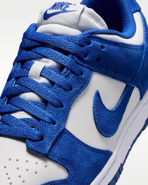 Оригинальные кроссовки Nike Dunk Low Suede "Old Royal/Photon Dust/White" (IO4244-400) IO4244-400 фото