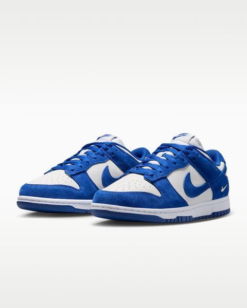 Оригинальные кроссовки Nike Dunk Low Suede "Old Royal/Photon Dust/White" (IO4244-400) IO4244-400 фото