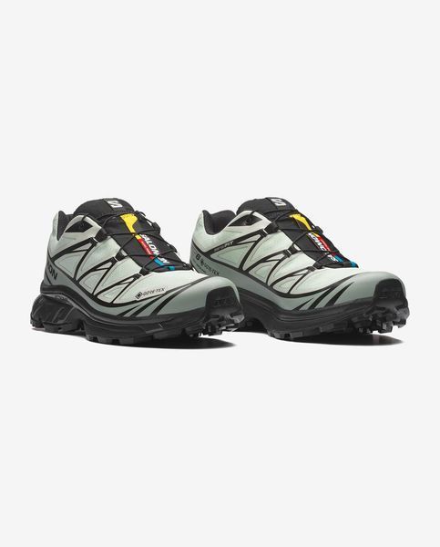 Оригинальные кроссовки Salomon XT-6 Gore-Tex "Sea Foam / Green Milieu / Black"(L49306800) L49306800 фото
