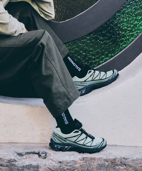 Оригинальные кроссовки Salomon XT-6 Gore-Tex "Sea Foam / Green Milieu / Black"(L49306800) L49306800 фото