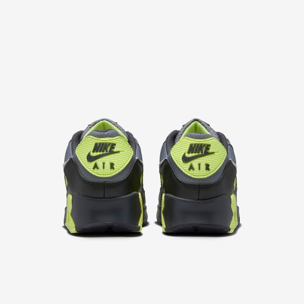 Оригинальные мужские кроссовки Nike Air Max 90 "Smoke Grey/Light Lemon Twist/Black" (DM0029-012) DM0029-012 фото