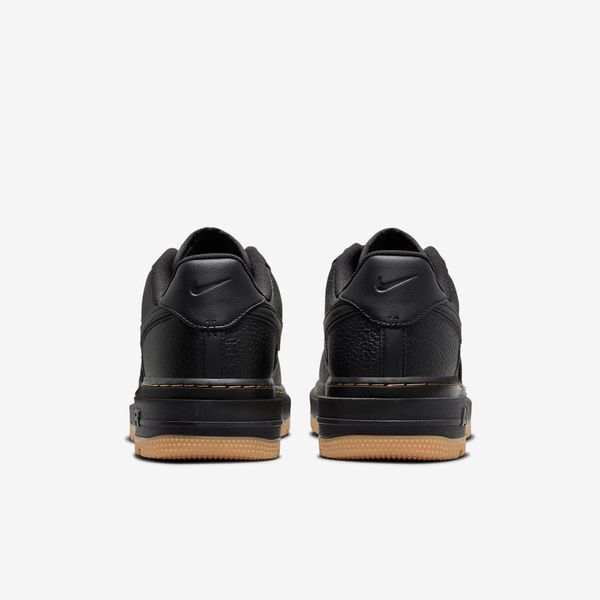 Оригінальні чоловічі кросівки Nike Air Force 1 Low Luxe "Black / Gum Yellow" (DB4109-001) DB4109-001 фото
