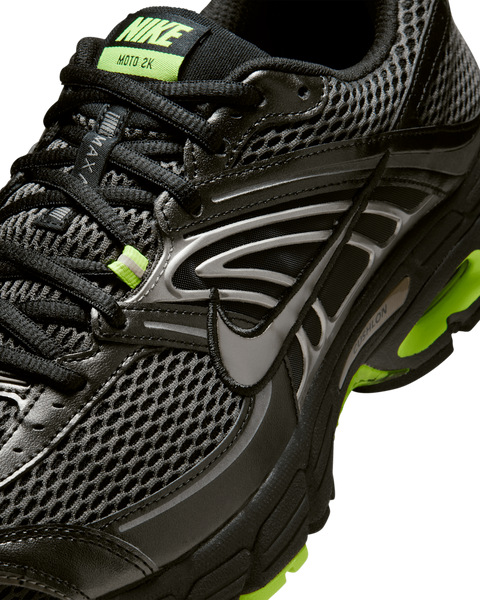 Оригінальні чоловічі кросівки Nike Air Max Moto 2k "Black/Volt/Dark Smoke Grey/Metallic Pewter" (IO9279-002) IO9279-002 фото