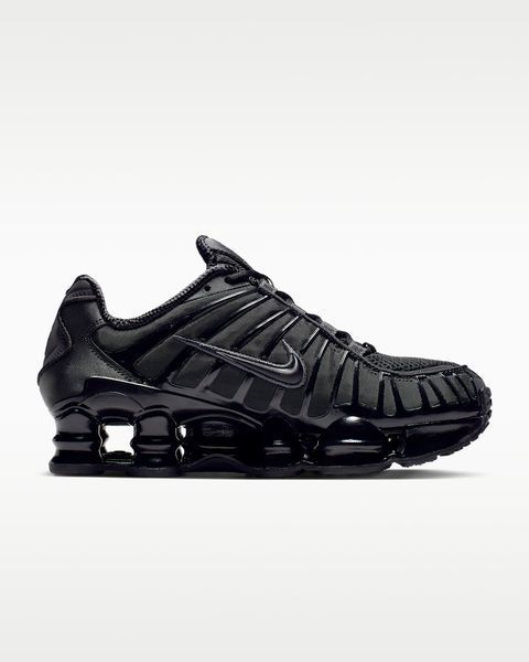 Оригинальные женские кроссовки Nike Shox TL "Black/Metallic Hematite/Max Orange" (AR3566-002) AR3566-002 фото