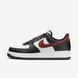 Оригінальні чоловічі кросівки Nike Air Force 1 '07 "Black / Dark Team Red - Summit White" (FZ4615-001) FZ4615-001 фото 1