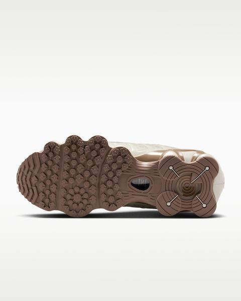 Оригинальные женские кроссовки Nike Shox TL "Light Bone/Mink Brown/Burgundy Crush" (IM6013-072) IM6013-072 фото