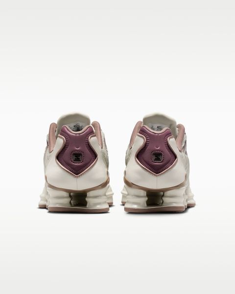 Оригинальные женские кроссовки Nike Shox TL "Light Bone/Mink Brown/Burgundy Crush" (IM6013-072) IM6013-072 фото