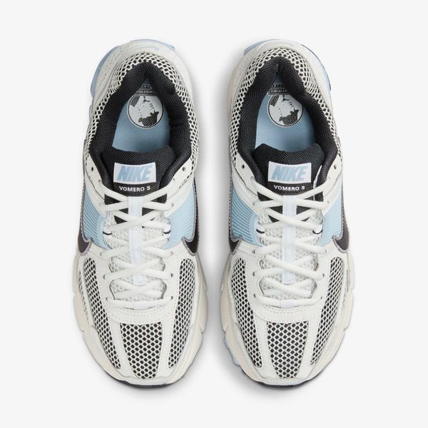 Оригинальные женские кроссовки Nike Wmns Zoom Vomero 5 "Platinum Tint / Black - LT Armory Blue" (FQ7079-001) FQ7079-001 фото
