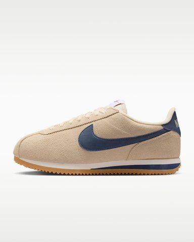 Оригінальні кросівки Nike Cortez "Beach/Sail/Gum Light Brown/Midnight Navy" (IB1857-202) IB1857-202 фото