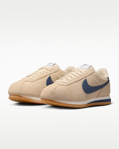 Оригінальні кросівки Nike Cortez "Beach/Sail/Gum Light Brown/Midnight Navy" (IB1857-202) IB1857-202 фото