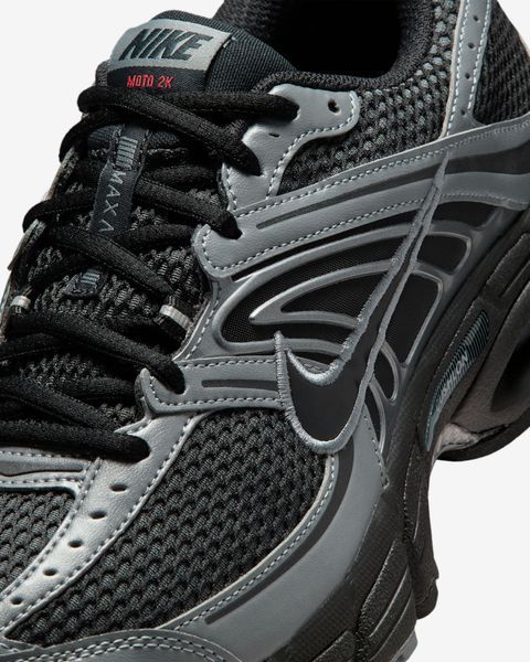 Оригинальные кроссовки Nike Air Max Moto 2K "Black/Cool Grey/Light Crimson" (IQ7592-010) IQ7592-010 фото