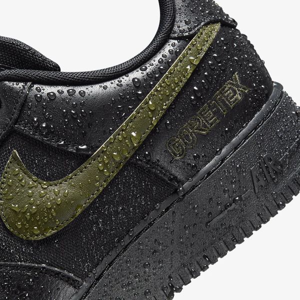 Оригінальні чоловічі кросівки Nike Air Force 1 Low GORE-TEX "Black / Cargo Khaki" (HV3959-010) HV3959-010 фото