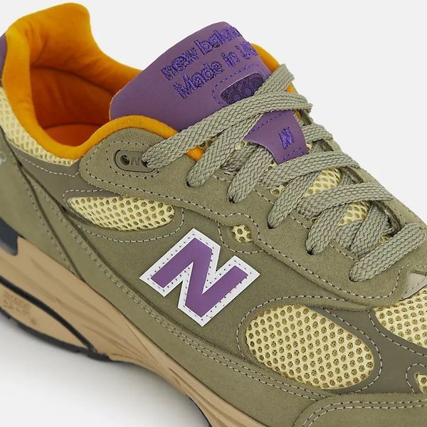 Оригинальные кроссовки New Balance 993 Made in USA "Olive Leaf/Maize" (U993OL) U993OL фото