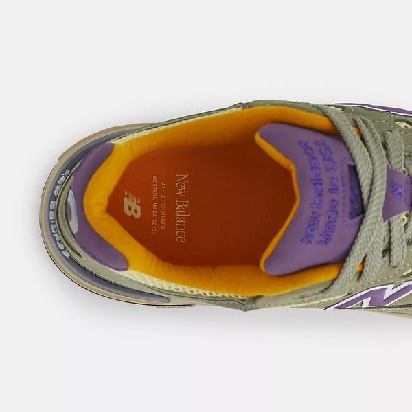 Оригинальные кроссовки New Balance 993 Made in USA "Olive Leaf/Maize" (U993OL) U993OL фото