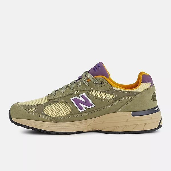 Оригинальные кроссовки New Balance 993 Made in USA "Olive Leaf/Maize" (U993OL) U993OL фото