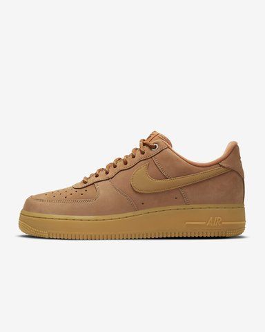 Оригинальные мужские кроссовки Nike Air Force 1 Low '07 WB "Flax/Gum Light Brown/Black/Wheat" (CJ9179-200) CJ9179-200 фото