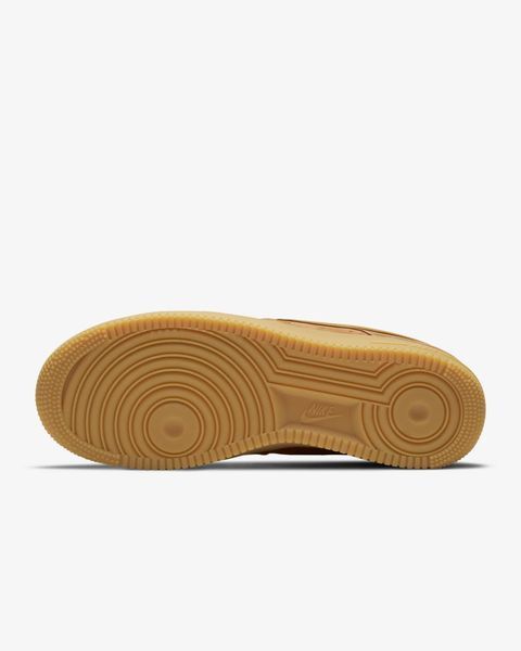 Оригинальные мужские кроссовки Nike Air Force 1 Low '07 WB "Flax/Gum Light Brown/Black/Wheat" (CJ9179-200) CJ9179-200 фото