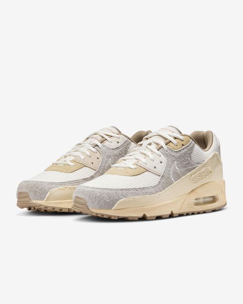 Оригинальные мужские кроссовки Nike Air Max 90 Premium "Muslin/Pale Ivory/College Grey/Sail" (IM6773-104) IM6773-104 фото
