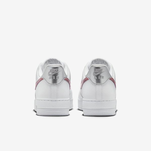 Оригинальные мужские кроссовки Nike Air Force 1 '07 "White / Picante Red / Wolf Grey" (FD0654-100) FD0654-100 фото