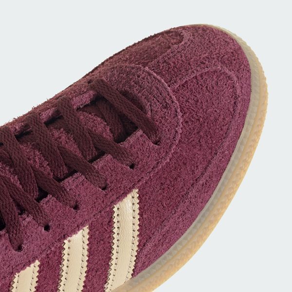 Оригінальні кросівки adidas Handball Spezial "Maroon / Warm Vanilla / Gold Metallic" (KK0929) KK0929 фото