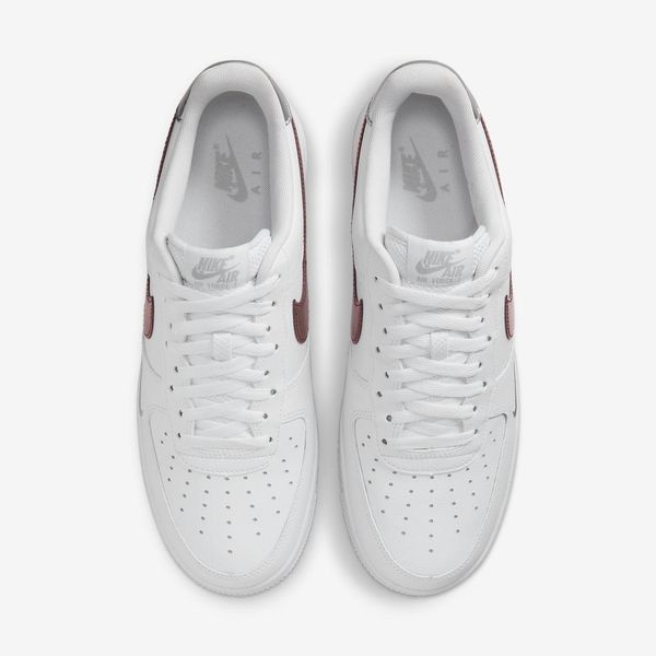Оригинальные мужские кроссовки Nike Air Force 1 '07 "White / Picante Red / Wolf Grey" (FD0654-100) FD0654-100 фото
