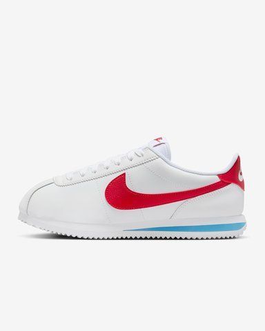 Оригінальні жіночі кросівки Nike Wmns Cortez Leather "White/Varsity Blue/Varsity Red" (DN1791-108) DN1791-108 фото