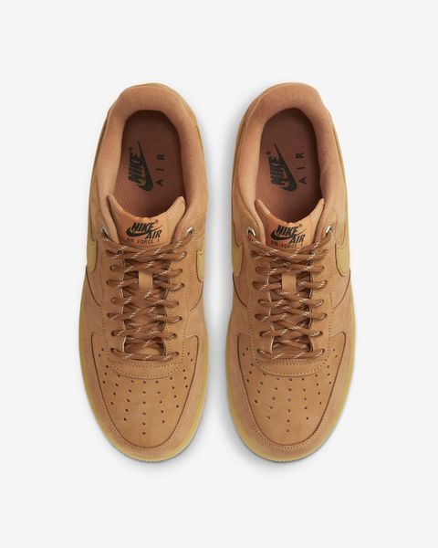 Оригінальні чоловічі кросівки Nike Air Force 1 Low '07 WB "Flax/Gum Light Brown/Black/Wheat" (CJ9179-200) CJ9179-200 фото