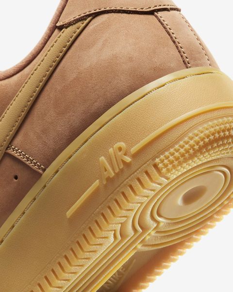 Оригінальні чоловічі кросівки Nike Air Force 1 Low '07 WB "Flax/Gum Light Brown/Black/Wheat" (CJ9179-200) CJ9179-200 фото