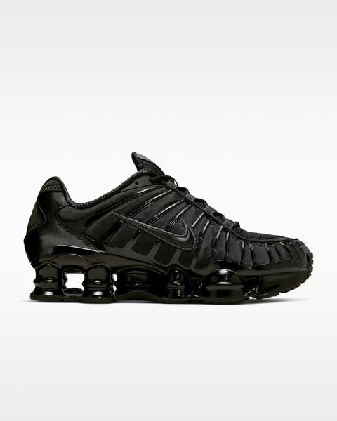 Оригінальні чоловічі кросівки Nike Shox TL "Black/Metallic Hematite/Max Orange" (AV3595-002) AV3595-002 фото