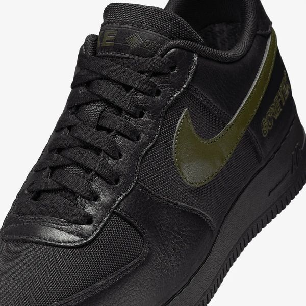 Оригинальные мужские кроссовки Nike Air Force 1 Low GORE-TEX "Black / Cargo Khaki" (HV3959-010) HV3959-010 фото