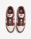 Оригінальні жіночі кросівки Nike Dunk Low "Phantom/Sail/White/Red Sepia" (HJ7673-001) HJ7673-001 фото 4