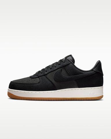 Оригинальные мужские кроссовки Nike Air Force 1 '07 LV8 "Denim" "Black/Dark Smoke Grey/Gum" (IR0951-002) IR0951-002 фото