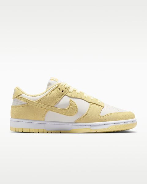 Оригинальные кроссовки Nike Wmns Dunk Low "Sail/White/Metallic Silver/Soft Yellow" (IO4244-104) IO4244-104 фото