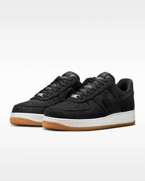 Оригінальні чоловічі кросівки Nike Air Force 1 '07 LV8 "Denim" "Black/Dark Smoke Grey/Gum" (IR0951-002) IR0951-002 фото