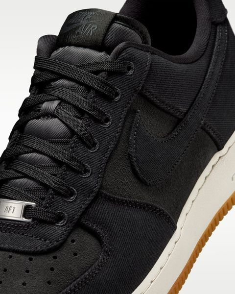 Оригінальні чоловічі кросівки Nike Air Force 1 '07 LV8 "Denim" "Black/Dark Smoke Grey/Gum" (IR0951-002) IR0951-002 фото