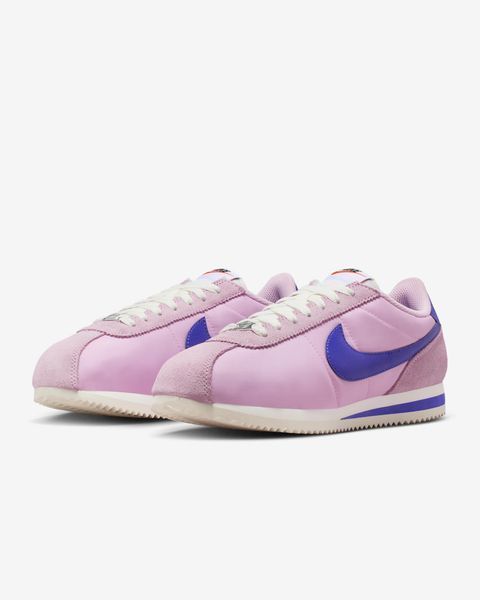 Оригинальные женские кроссовки Nike Wmns Cortez Textile "Light Arctic Pink/Sail/Paramount Blue" (DZ2795-607) DZ2795-607 фото