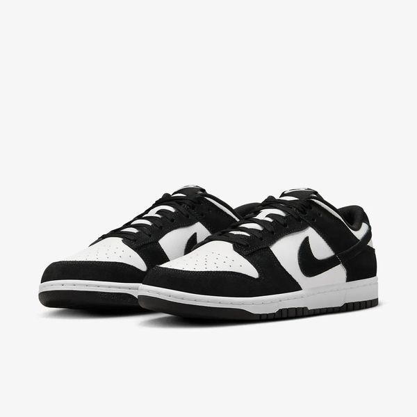 Оригінальні чоловічі кросівки Nike Dunk Low Suede Panda "Black / White" (FQ8249-100) FQ8249-100 фото