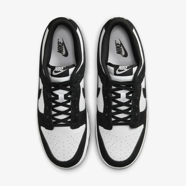 Оригінальні чоловічі кросівки Nike Dunk Low Suede Panda "Black / White" (FQ8249-100) FQ8249-100 фото