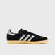 Оригинальные женские кроссовки adidas Samba OG "Core black / Matte silver / Almost yellow" (IE8128) IE8128 фото 3
