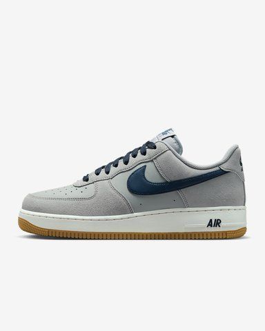 Оригинальные мужские кроссовки Nike Air Force 1 '07 LV8 "Light Smoke Grey/Gum Light Brown/Summit White/Armory Navy" (IB6388-003) IB6388-003 фото