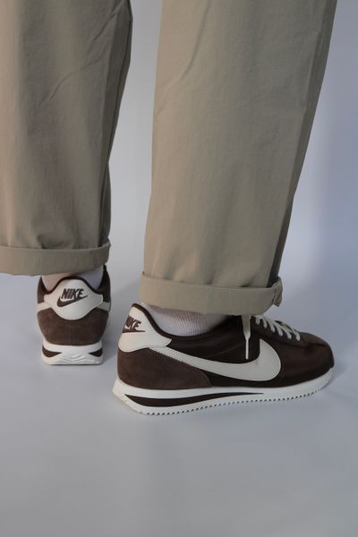Оригинальные кроссовки Nike Cortez Textile "Baroque Brown/Sail/Light Orewood Brown" (HF0263-200) HF0263-200 фото