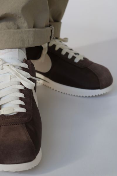 Оригинальные кроссовки Nike Cortez Textile "Baroque Brown/Sail/Light Orewood Brown" (HF0263-200) HF0263-200 фото