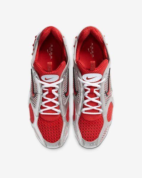 Оригінальні чоловічі кросівки Nike Zoom Spiridon Cage 2 "Track Red/White/Metallic Silver/Track Red" (CJ1288-600) CJ1288-600 фото